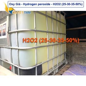 Oxy Già Công Nghiệp - Hydrogen peroxide – H2O2 (25 - 30 - 35 - 50%) | Quy cách: Bồn - Tank – Can